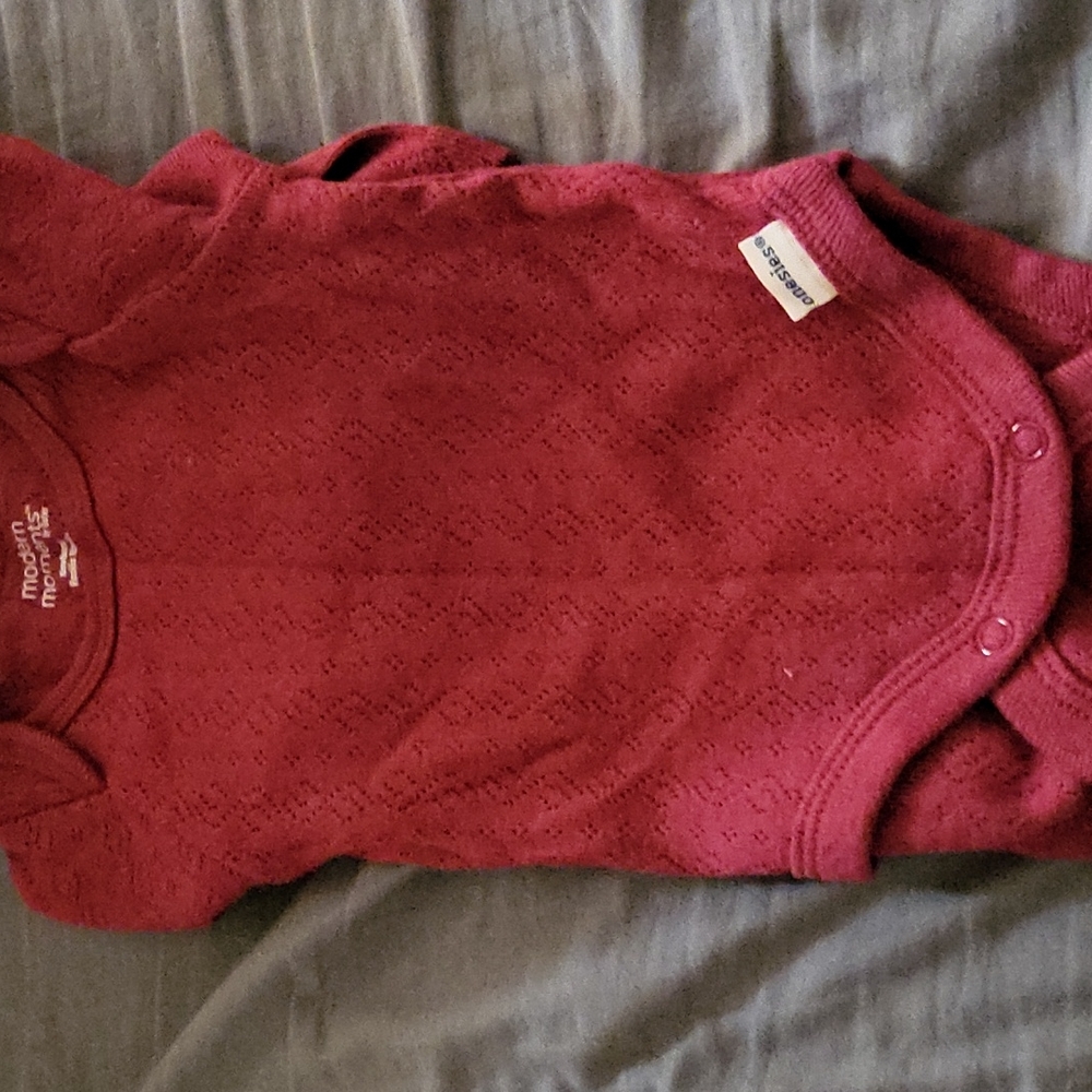Long sleeve girl onesie